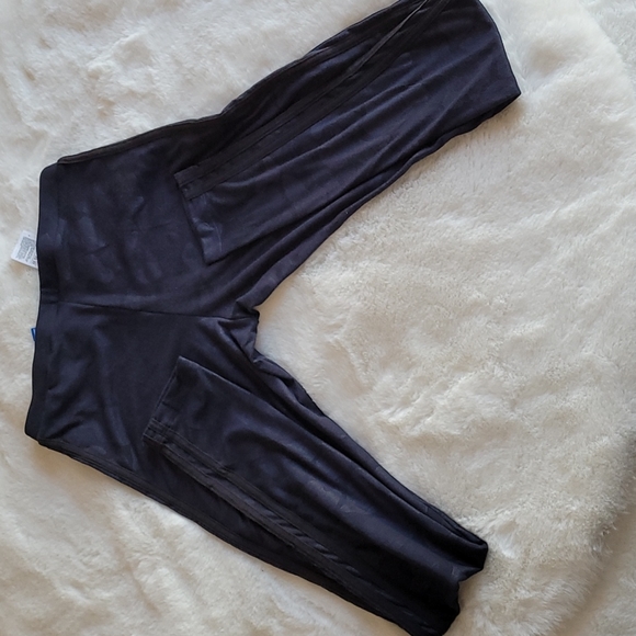 Adidas Dark Blue Camouflage Camo 3 Stripe Black Leggings Small - Picture 9 of 12